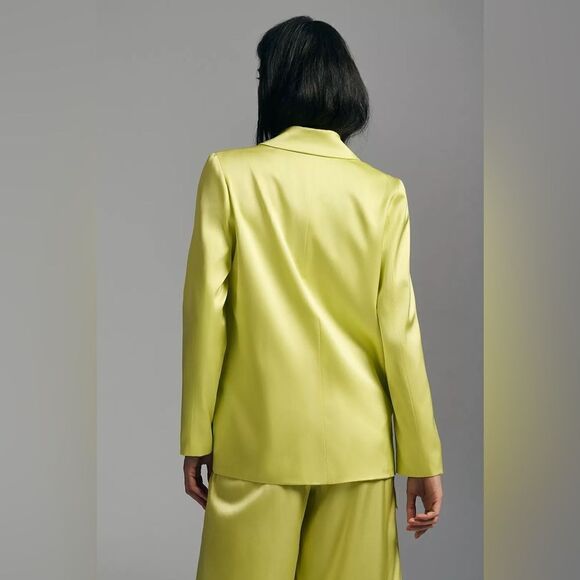 Anthropologie Hutch Satin Blazer NWT - Picture 7 of 14